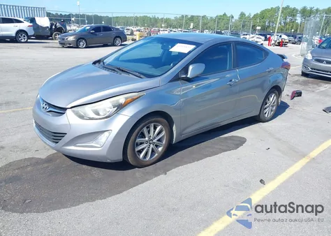 2014 Hyundai Elantra Se z USA, uszkodzony, nr VIN KMHDH4AE9EU083581